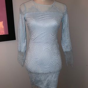 Blue Lace Dress